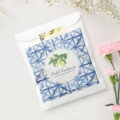 Sachets En Papier Lémon d'aquarelle nuptiale citron avec Motif Shibo (Scellé)