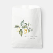 Sachets En Papier Lemon Garden Mariage méditerranéen (Devant)