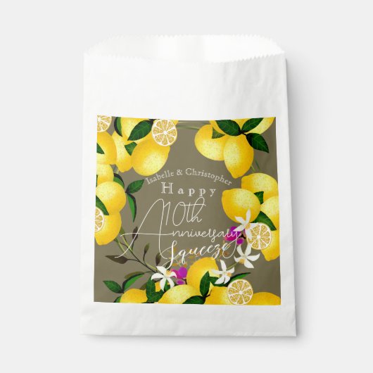 Sachets En Papier Lemon Squeeze (Devant)