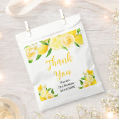 Sachets En Papier Lemons and Foliage Birthday Thank You (Coupé)