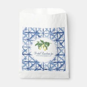Sachets En Papier Léon d'aquarelle nuptiale avec Motif Shibori