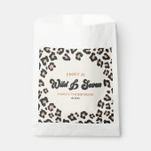 Sachets En Papier Leopard Cheetah Wild et sept fête d'anniversaire (Devant)