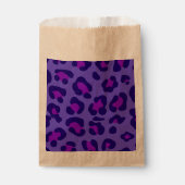 Sachets En Papier "Leopard violet électrique" (Devant)