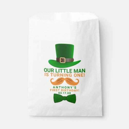 Sachets En Papier Leprechaun moderne St. Patrick's Any Age Anniversa (Devant)