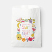 Sachets En Papier Les Anniversaires De Fruits Sont Doux Faveur (Devant)