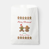 Sachets En Papier Les biscuits en pain d'épice fêtent Noël (Devant)