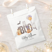 Sachets En Papier Les chats d'Halloween de mignonette Ghosts Citroui (Coupé)