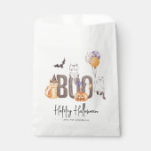 Sachets En Papier Les chats d'Halloween de mignonette Ghosts Citroui (Devant)