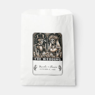 Sachets En Papier LES SQUELETTES DE TAROT DE MARIAGE Mariée & Marié