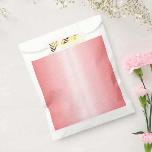 Sachets En Papier Les touches rouge, orange et rose se mélangent (Scellé)