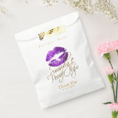Sachets En Papier Lèvres de preuve de boue - Violet (Scellé)
