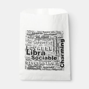 Sachets En Papier Libra Zodiac Word Cloud Inspiration