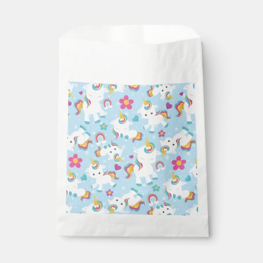 Sachets En Papier Licorne bébé (Devant)
