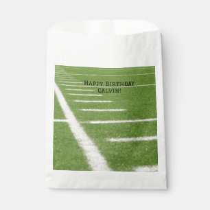 Sachets En Papier Lignes De Jardin D'Anniversaire Sur Le Terrain Ver