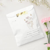 Sachets En Papier Lilac Boho Fleur sauvage Fern Mariage botanique (Scellé)