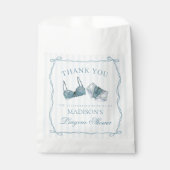 Sachets En Papier Lingerie Bleue Dessert de Fête de Bachelorette sou (Devant)