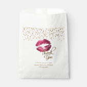 Sachets En Papier Lipsense Merci - Rose chaud (Devant)