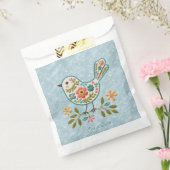 Sachets En Papier Little Bird Floral Green Feuilles Favoriser les sa (Scellé)