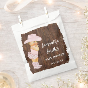 Sachets En Papier Little Cowgirl Western Baby shower Party
