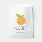 Sachets En Papier Little Cutie C'est une fille Favor Sac (Devant)