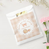 Sachets En Papier Little cutie Pie 1er anniversaire en vichy Merci (Scellé)