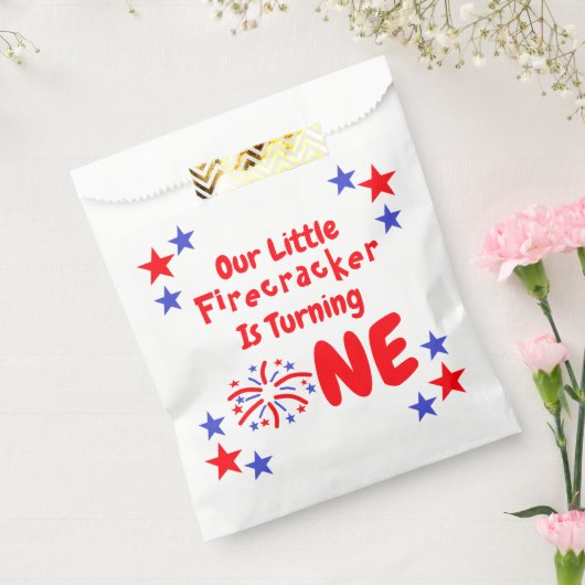 Sachets En Papier Little Firecracker 1er anniversaire (Scellé)