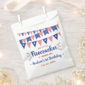 Sachets En Papier Little Firecracker 4 juillet 1er anniversaire (Coupé)