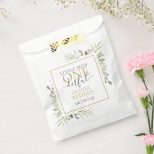Sachets En Papier Little Miss ONEderful Girl First Birthday