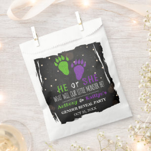 Sachets En Papier Little Monster Halloween Genre Revela Party