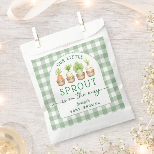 Sachets En Papier Little Sprout Baby Shower (Coupé)