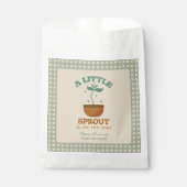 Sachets En Papier Little Sprouts Garden Party Baby shower (Devant)