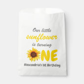 Sachets En Papier Little Sunflower 1er anniversaire (Devant)
