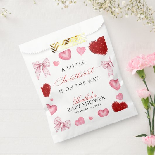 Sachets En Papier Little Sweetheart Valentines Day Baby Shower (Scellé)