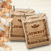 Sachets En Papier Little Western Cowboy Baby shower