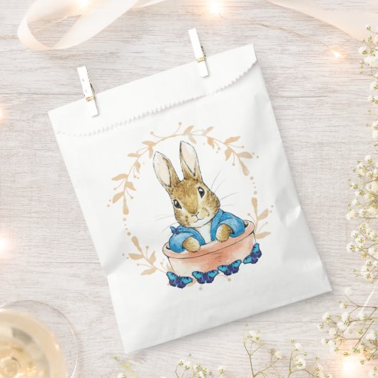 Sachets En Papier Livre de conte classique Lapin dans un pot de plan (Coupé)