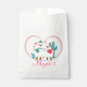 Sachets En Papier Llama Amour  (Devant)
