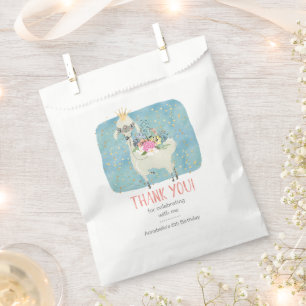 Sachets En Papier Llama Amour Merci Cute Adorable Filles Anniversair