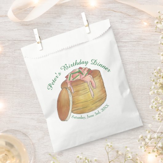 Sachets En Papier Lobster Newberg Newberg Dîner de plats de fruits d (Coupé)