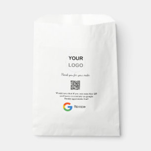 Sachets En Papier logo de l'entreprise de révision Google Scan QR ré