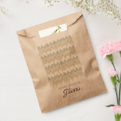 Sachets En Papier Logo de l'entreprise Macrame de main tiré Bohemian (Scellé)