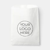 Sachets En Papier Logo de marque d'entreprise moderne (Devant)