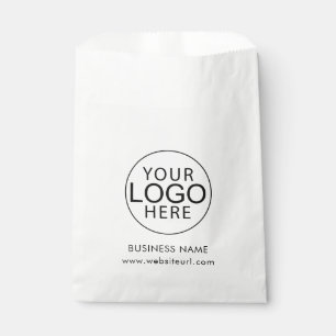 Sachets En Papier Logo de société moderne personnalisé