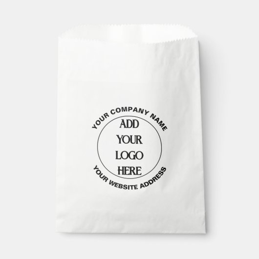 Sachets En Papier Logo d'entreprise (Devant)
