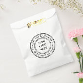 Sachets En Papier Logo d'entreprise blanc personnalisé Merci pour vo (Scellé)