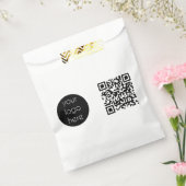 Sachets En Papier Logo d'entreprise Code QR promotionnel de la socié (Scellé)