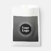 Sachets En Papier Logo d'entreprise ou design & texte modifiable (Devant)