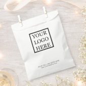 Sachets En Papier Logo d'entreprise personnalisé (Coupé)