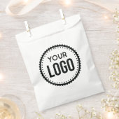 Sachets En Papier Logo d'entreprise personnalisé (Coupé)