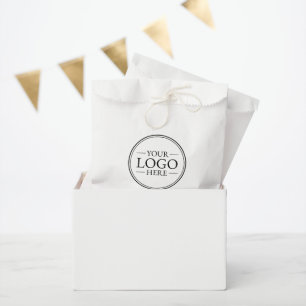 Sachets En Papier Logo d'entreprise personnalisé avec texte personna