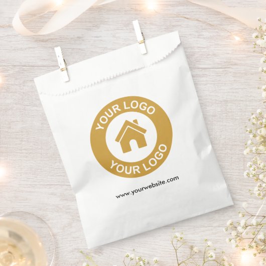 Sachets En Papier Logo d'entreprise personnalisé et sac de préférenc (Coupé)